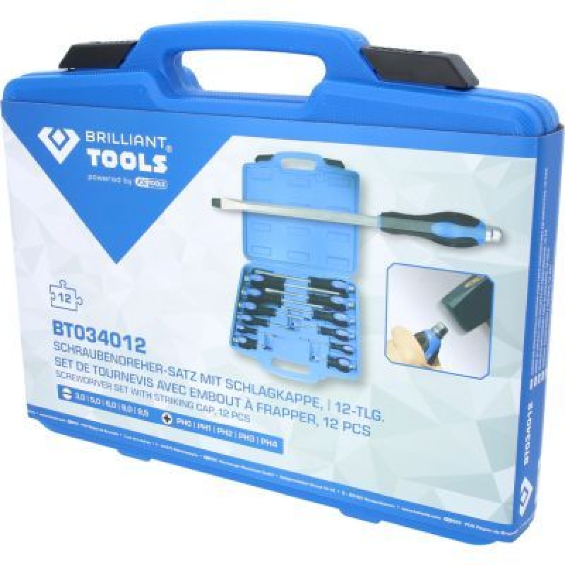 KS TOOLS BT034012 Brilliant Tools Schlagschraubendreher-Satz