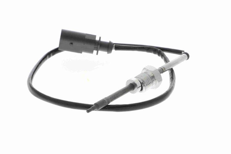 VEMO V10-72-0044 Sensor, Abgastemperatur 2-Polig, 430 mm 2-Polig für VW