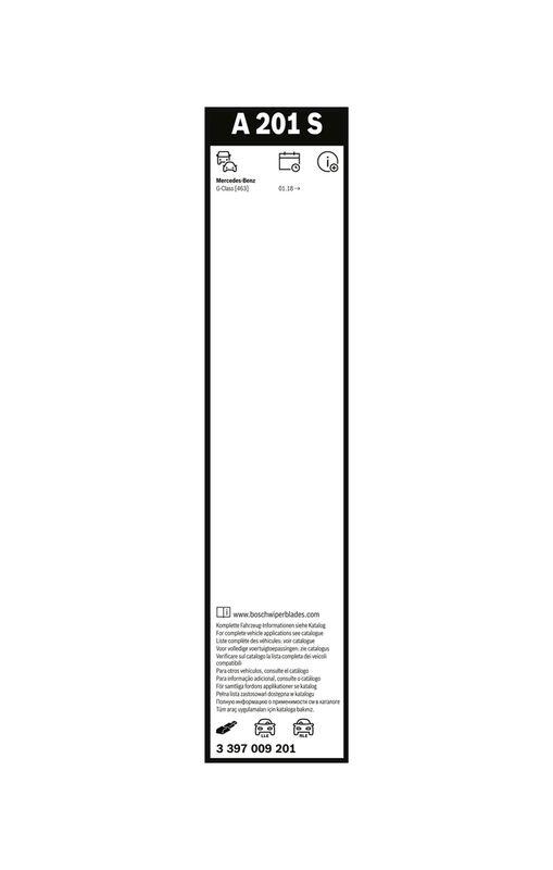 BOSCH 3 397 009 201 Wischblatt A201S Aerotwin Scheibenwischer 425/425 mm