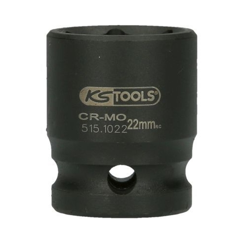 KS TOOLS 515.1022 1/2" Sechskant-Kraft-Stecknuss 22mm