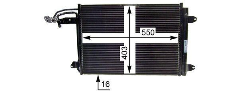 MAHLE AC 324 000P Klimakondensator