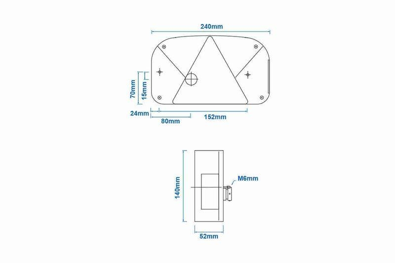 VAICO 7380102901 Rückstrahler Multipoint Ii links