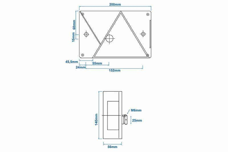 VAICO 7380103201 Rückstrahler Multipoint Iv links