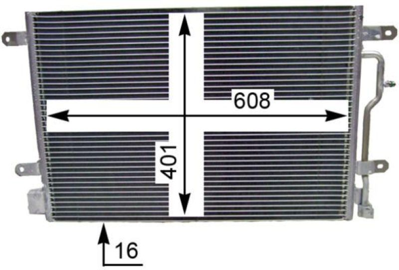 MAHLE AC 807 000S Klimakondensator