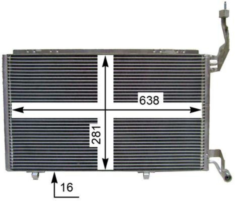 MAHLE AC 848 000S Klimakondensator