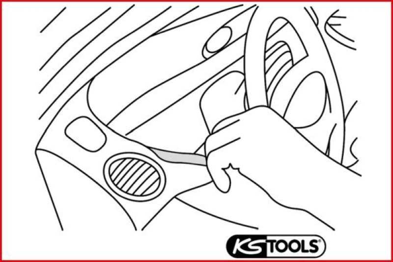 KS TOOLS 911.8120 Kunststoffkeilesatz