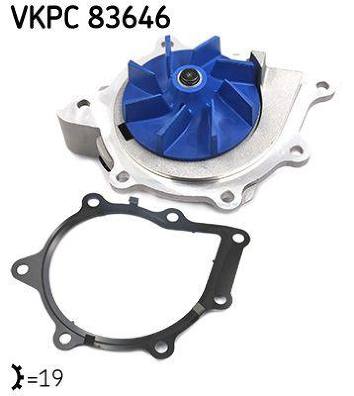 SKF VKPC 83646 Wasserpumpe