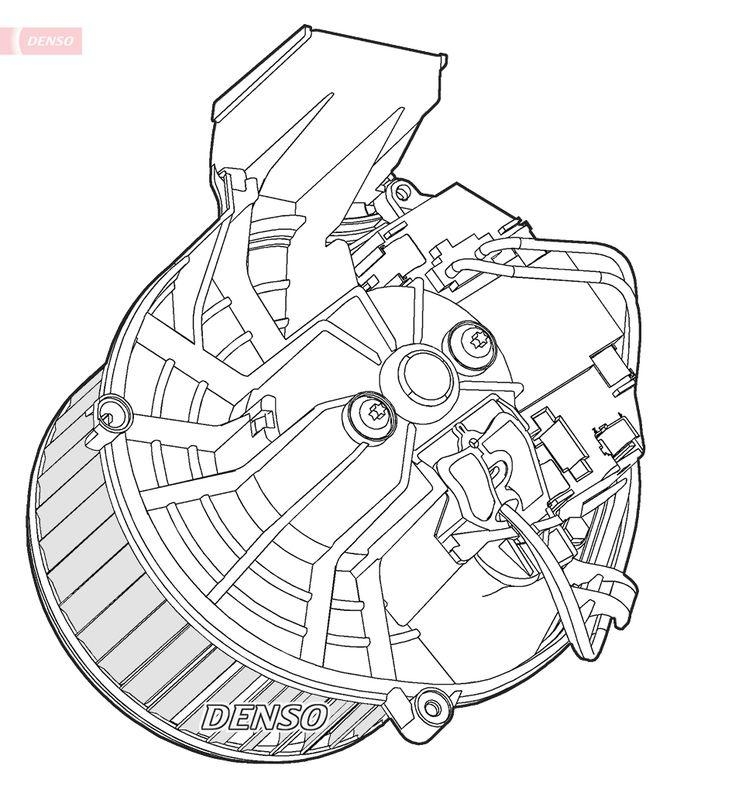 DENSO DEA07003 Innenraumgebläse CITROËN JUMPY 2.0 HDi 140 (2007 - )