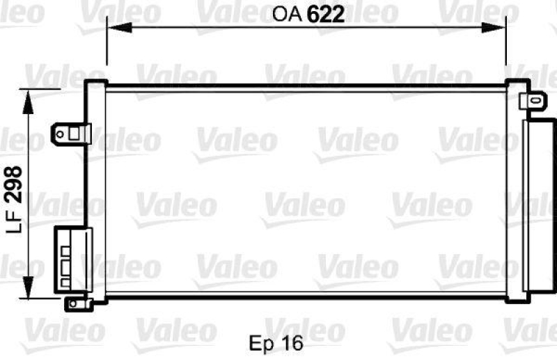 VALEO 818192 Kondensator FIAT GROUP MiTo, Bravo (20