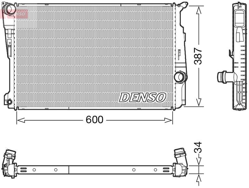 DENSO DRM05006 Kühler BMW X4 (F26) xDrive 35 i 3.0 (13- )