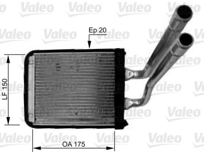 VALEO 812436 Warmetauscher KIA Picanto