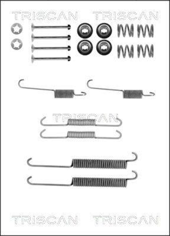 TRISCAN 8105 282568 Montagesatz F. Bremsbacken für Citroen, Peugeot