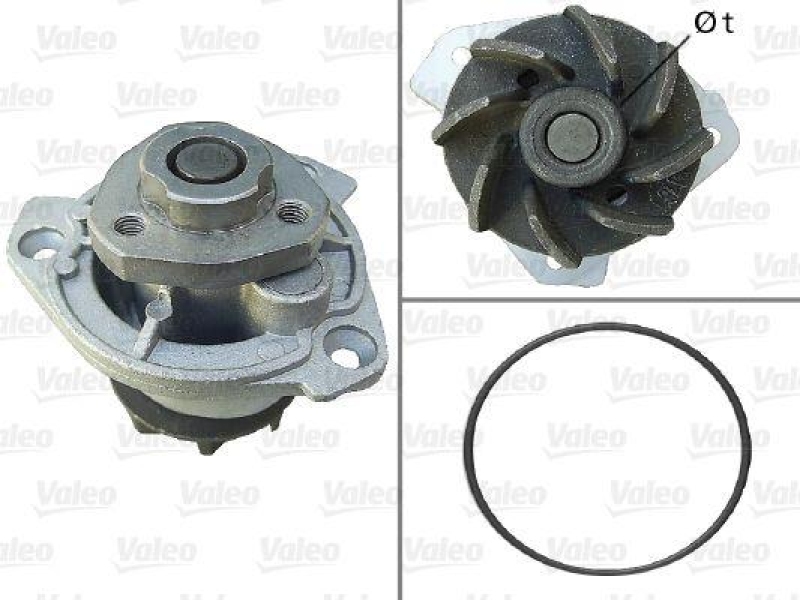 VALEO 506798 Wasserpumpe PORSCHE CAYENNE 9PA 3.2 I