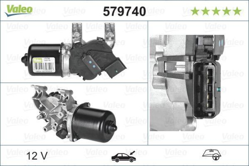 VALEO 579740 Wischermotor Front