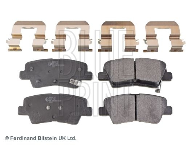 BLUE PRINT ADG042138 Bremsbelagsatz mit Befestigungsmaterial für HYUNDAI