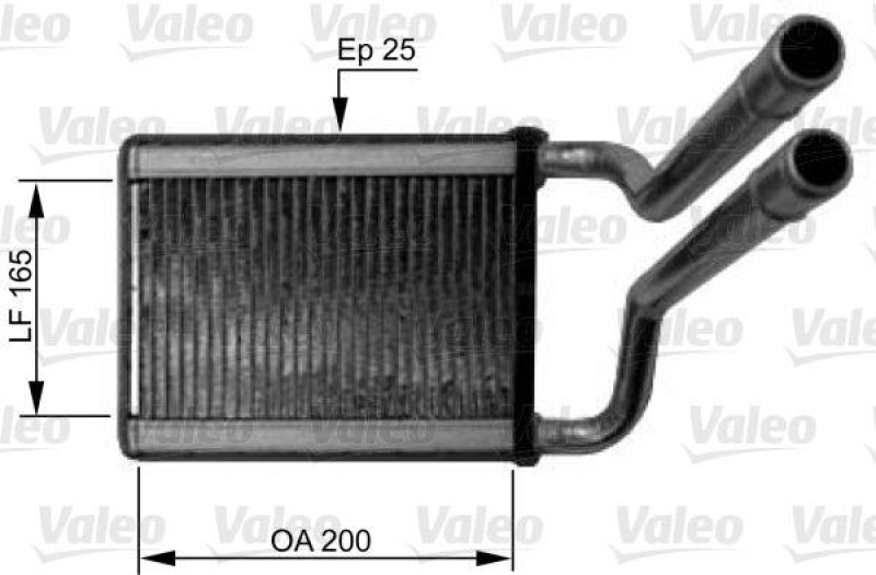 VALEO 812438 Warmetauscher KIA Picanto