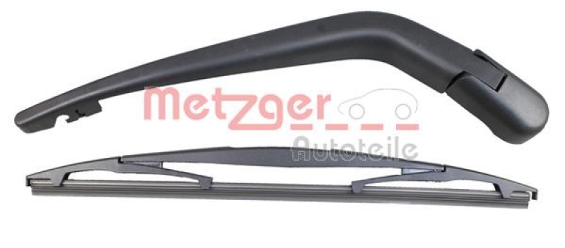 METZGER 2190480 Wischarm, Scheibenreinigung für NISSAN hinten M.KAPPE M.WISCHBLATT