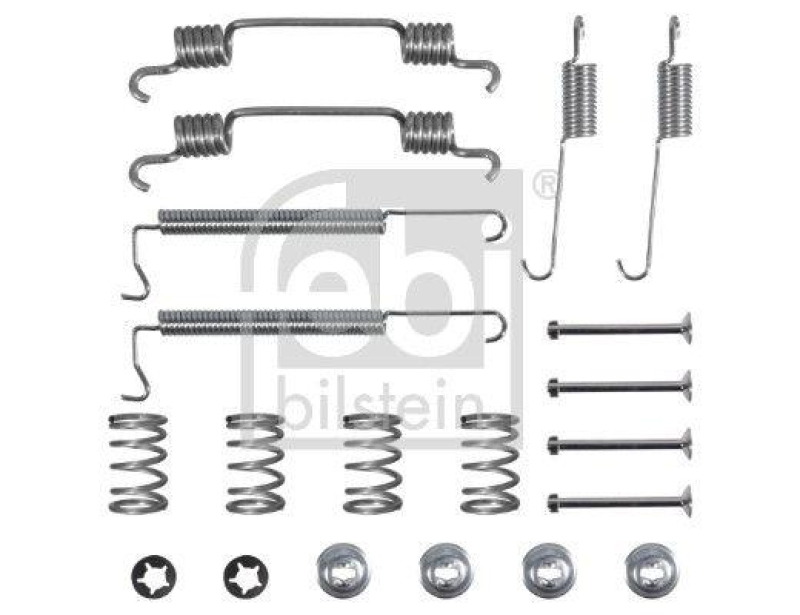 FEBI BILSTEIN 182187 Zubehörsatz für Bremsbacken für Gebrauchsnr. für Befestigungssatz