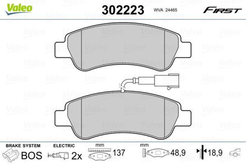 VALEO 302223 SBB-Satz FIRST