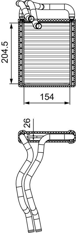 VALEO 812441 Warmetauscher HYUNDAI i30