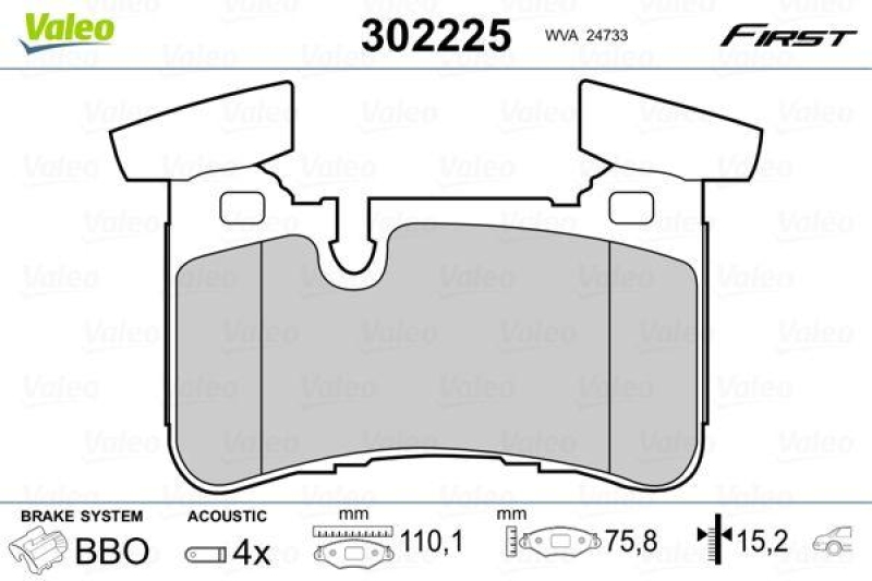 VALEO 302225 SBB-Satz FIRST