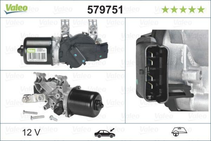 VALEO 579751 Wischermotor Front