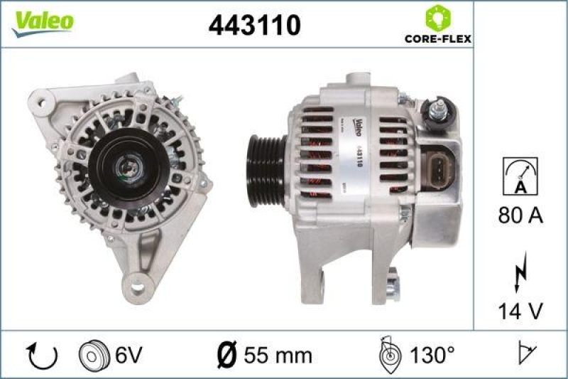 VALEO 443110 Generator-CORE-FLEX