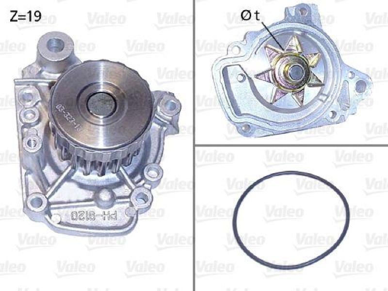 VALEO 506811 Wasserpumpe HONDA CIVIC (EP) 1.6 I