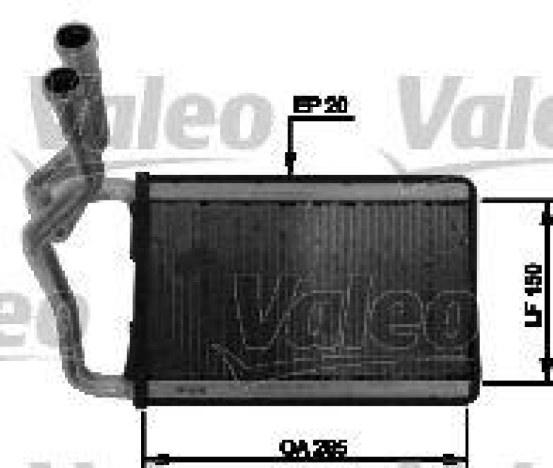 VALEO 812444 Warmetauscher KIA Carnival