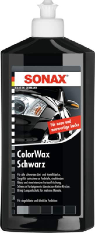 SONAX 02982000 Color Wax schwarz 500ml