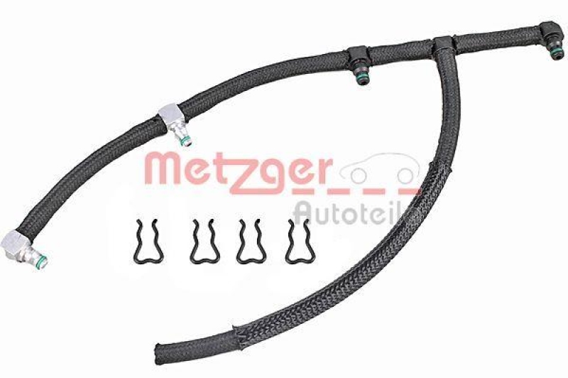 METZGER 0840017 Schlauch, Leckkraftstoff für MB