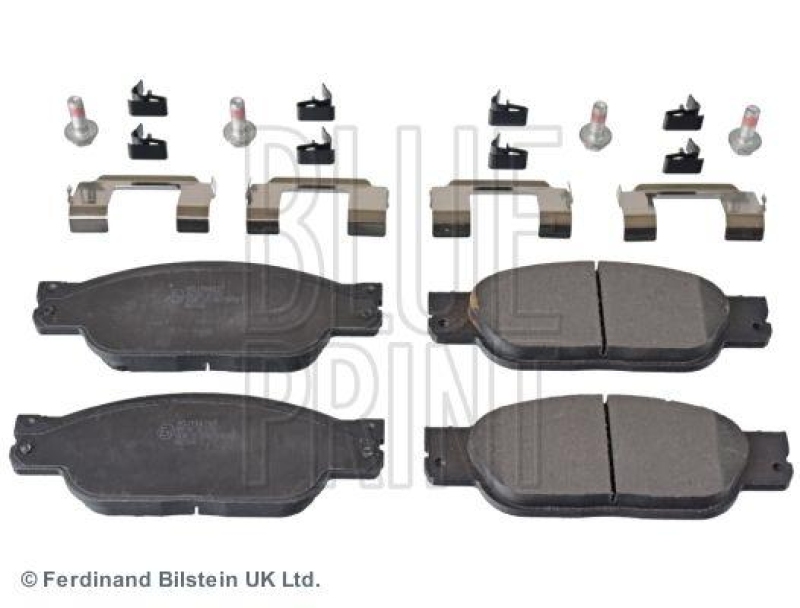 BLUE PRINT ADJ134237 Bremsbelagsatz mit Befestigungsmaterial für Jaguar