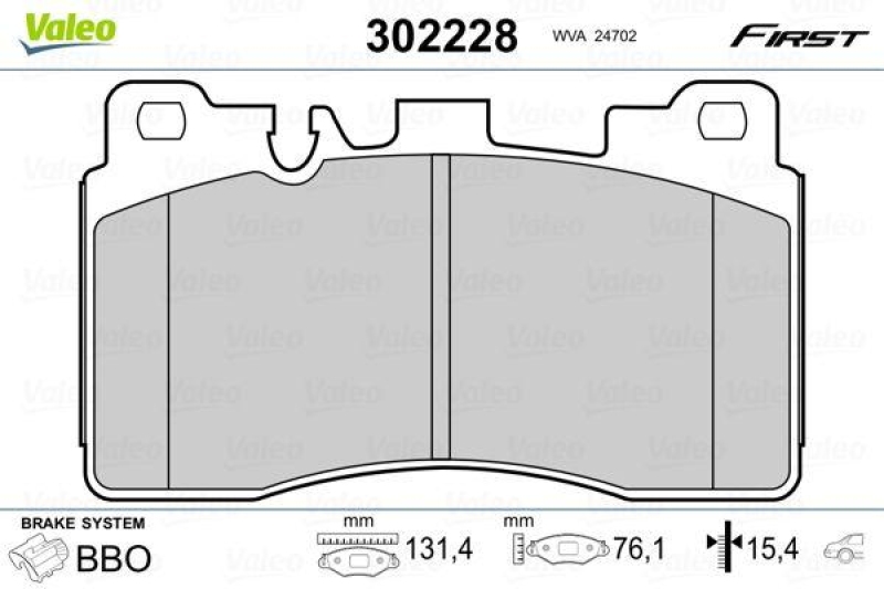 VALEO 302228 SBB-Satz FIRST