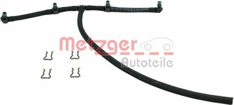 METZGER 0840020 Schlauch, Leckkraftstoff für OPEL/VAUXHALL