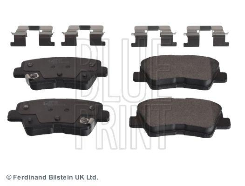 BLUE PRINT ADG042160 Bremsbelagsatz mit Befestigungsmaterial f&uuml;r HYUNDAI