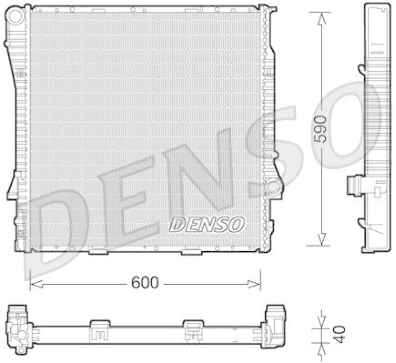 DENSO DRM05114 Kühler BMW X5 (E53) 3.0 d (2003 - )