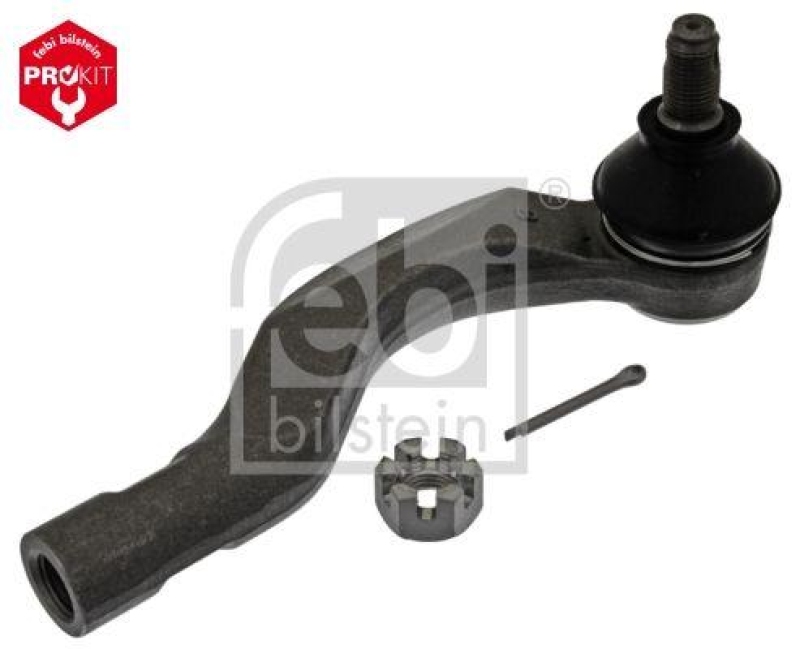 FEBI BILSTEIN 43153 Spurstangenendstück mit Kronenmutter und Splint für TOYOTA