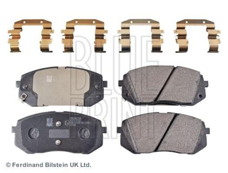 BLUE PRINT ADG042170 Bremsbelagsatz mit Befestigungsmaterial f&uuml;r HYUNDAI