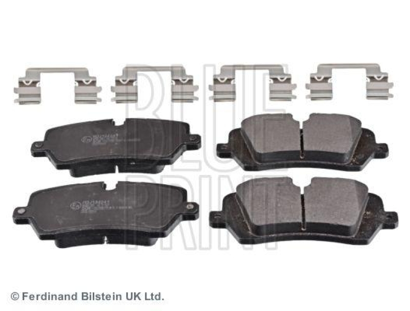 BLUE PRINT ADJ134241 Bremsbelagsatz mit Befestigungsmaterial für Land Rover