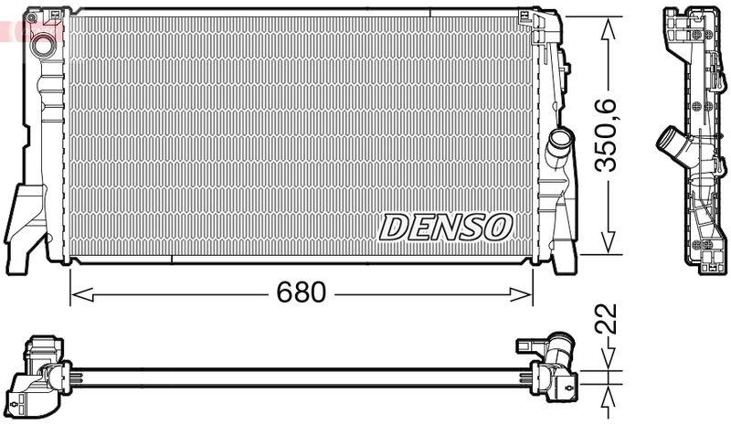 DENSO DRM05118 Kühler MINI MINI (F55) (14-17)