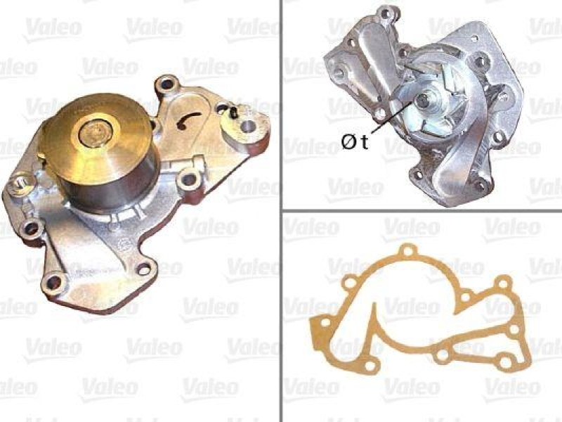 VALEO 506819 Wasserpumpe CITROEN C5 2.2 HDI