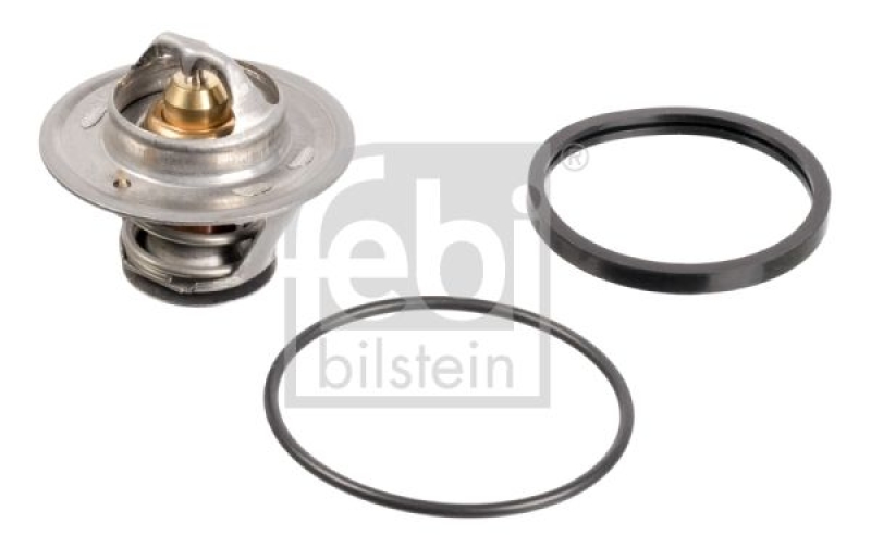 FEBI BILSTEIN 17350 Thermostat mit Dichtring und Dichtung für Iveco