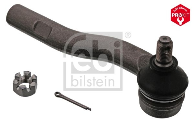 FEBI BILSTEIN 43156 Spurstangenendstück mit Kronenmutter und Splint für TOYOTA