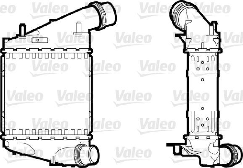 VALEO 818250 Ladeluftkuhler RENAULT TWINGO