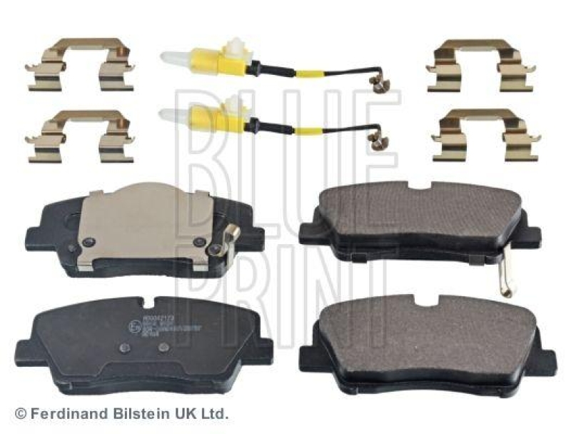 BLUE PRINT ADG042173 Bremsbelagsatz für HYUNDAI