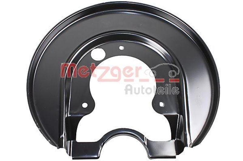 METZGER 6115205 Spritzblech, Bremsscheibe für AUDI/SKODA/VW HA links