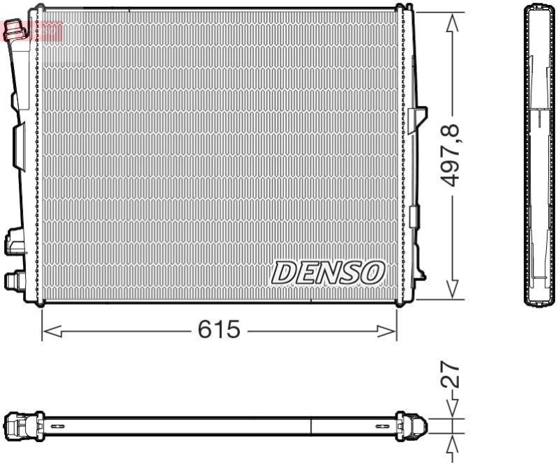 DENSO DRM05123 Kühler BMW Z4 (G29) M 40 i (18-)