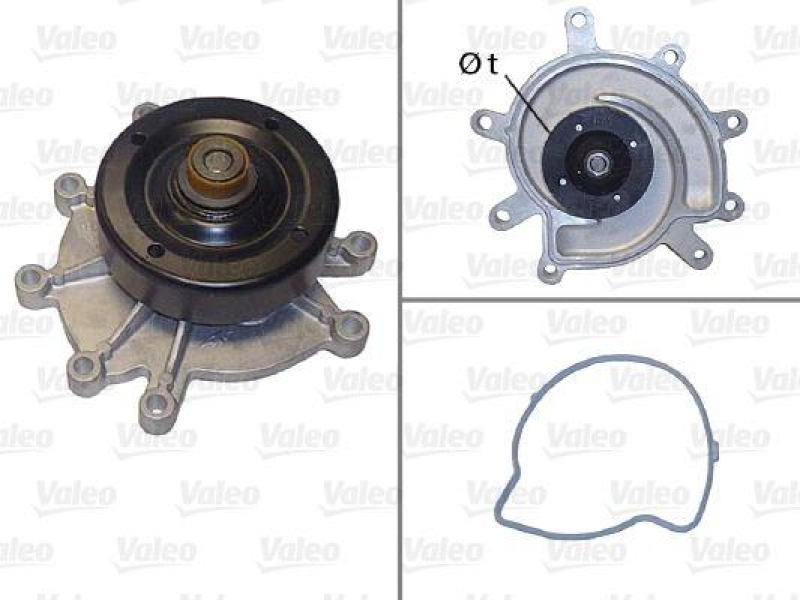 VALEO 506823 Wasserpumpe JEEP CHEROKEE KJ 3.7 I