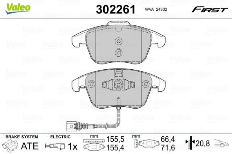 VALEO 302261 SBB-Satz FIRST