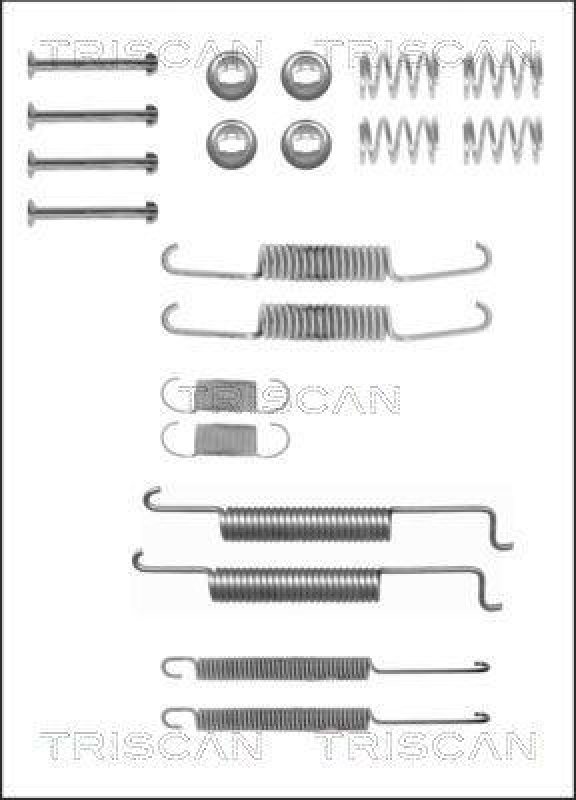 TRISCAN 8105 292005 Montagesatz F. Bremsbacken für Audi, Vw